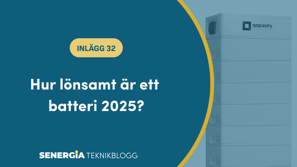 Hur lönsamt är ett batteri 2025?